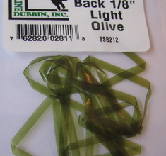 scud back 1/8 lt olive Hareline 
